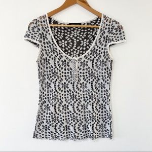 Bruno Manetti Short Sleeve Knit Top S ($279)